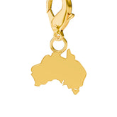 Flag & Map Charms Set