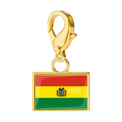 Flag & Map Charms Set