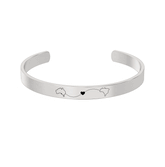 Dual Maps Engraved Cuff