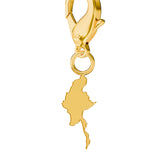 Flag & Map Charms Set