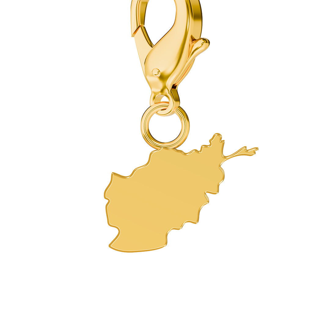 Flag & Map Charms Set