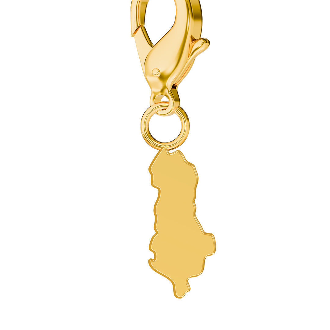 Flag & Map Charms Set