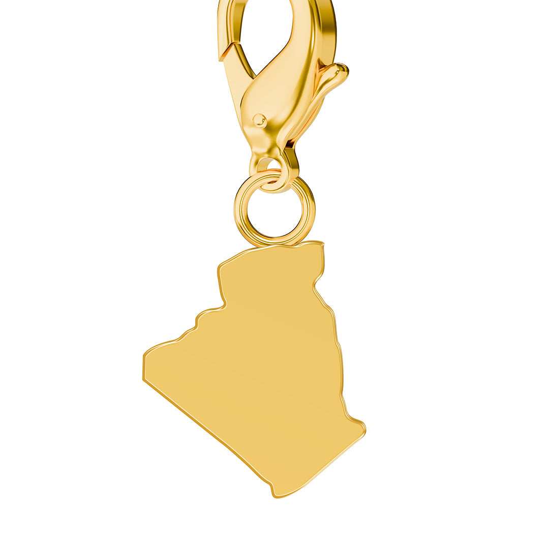 Flag & Map Charms Set