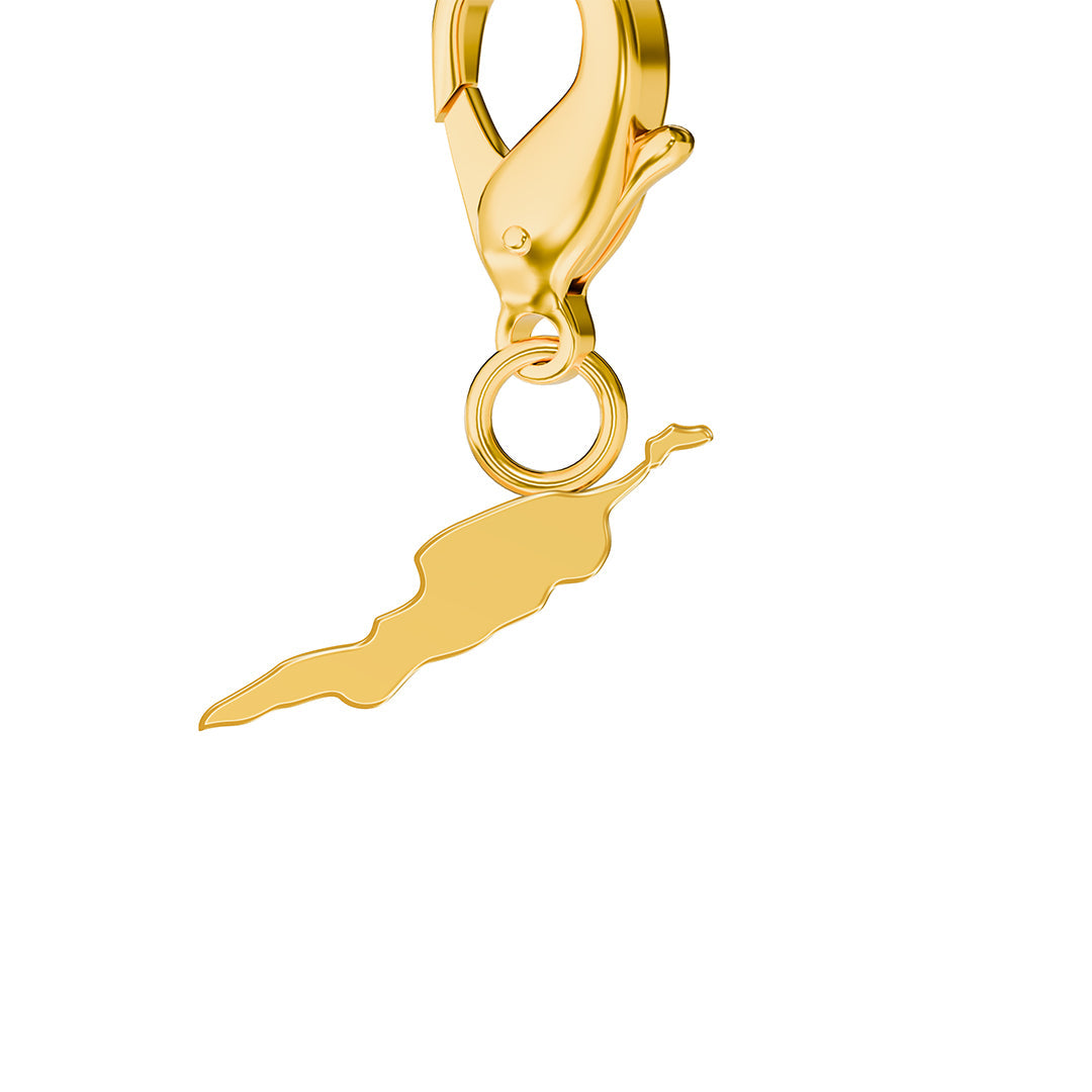 Flag & Map Charms Set