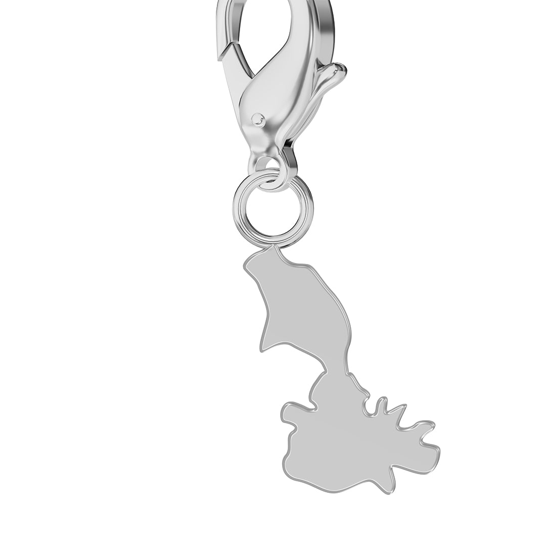 Flag & Map Charms Set