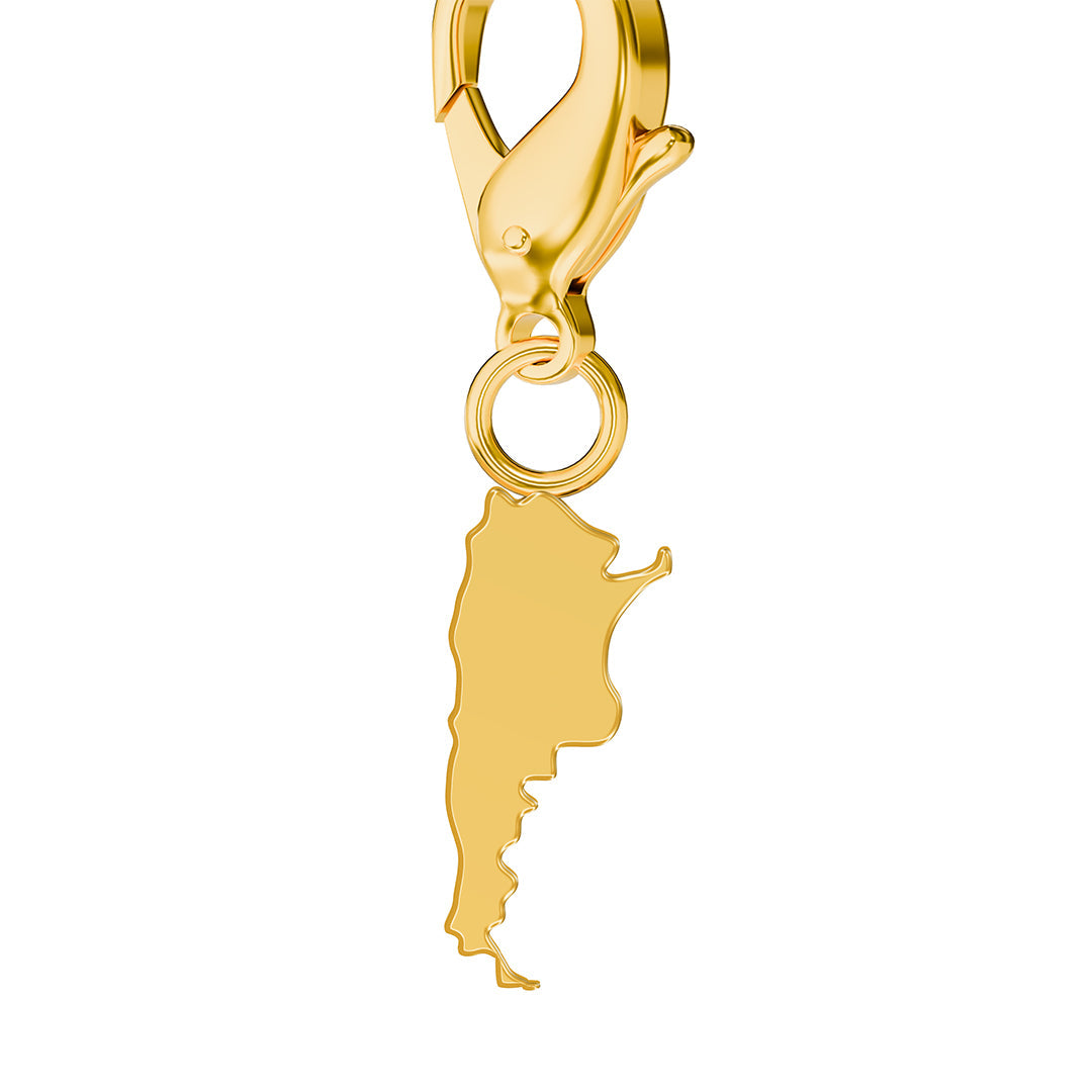 Flag & Map Charms Set