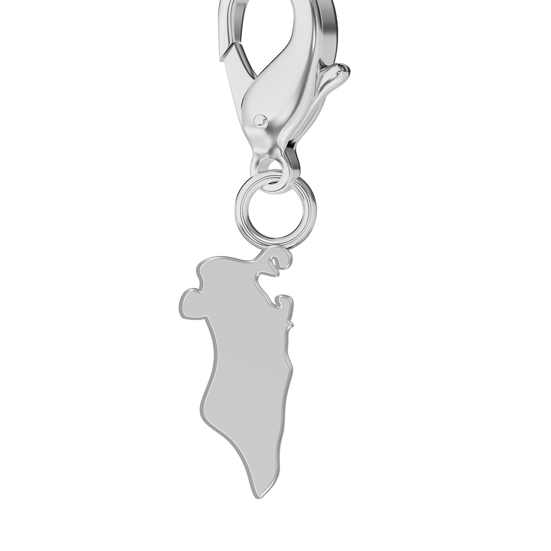 Flag & Map Charms Set