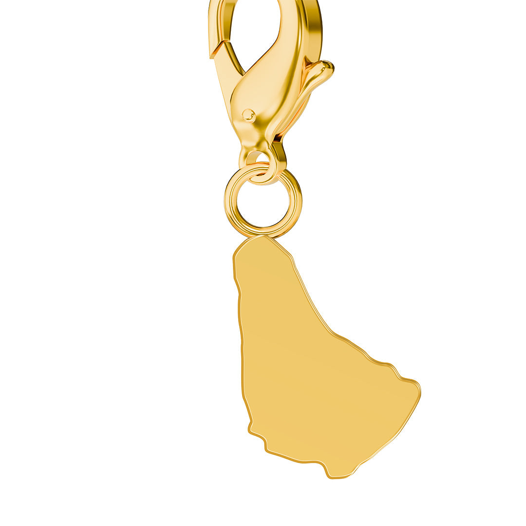 Flag & Map Charms Set