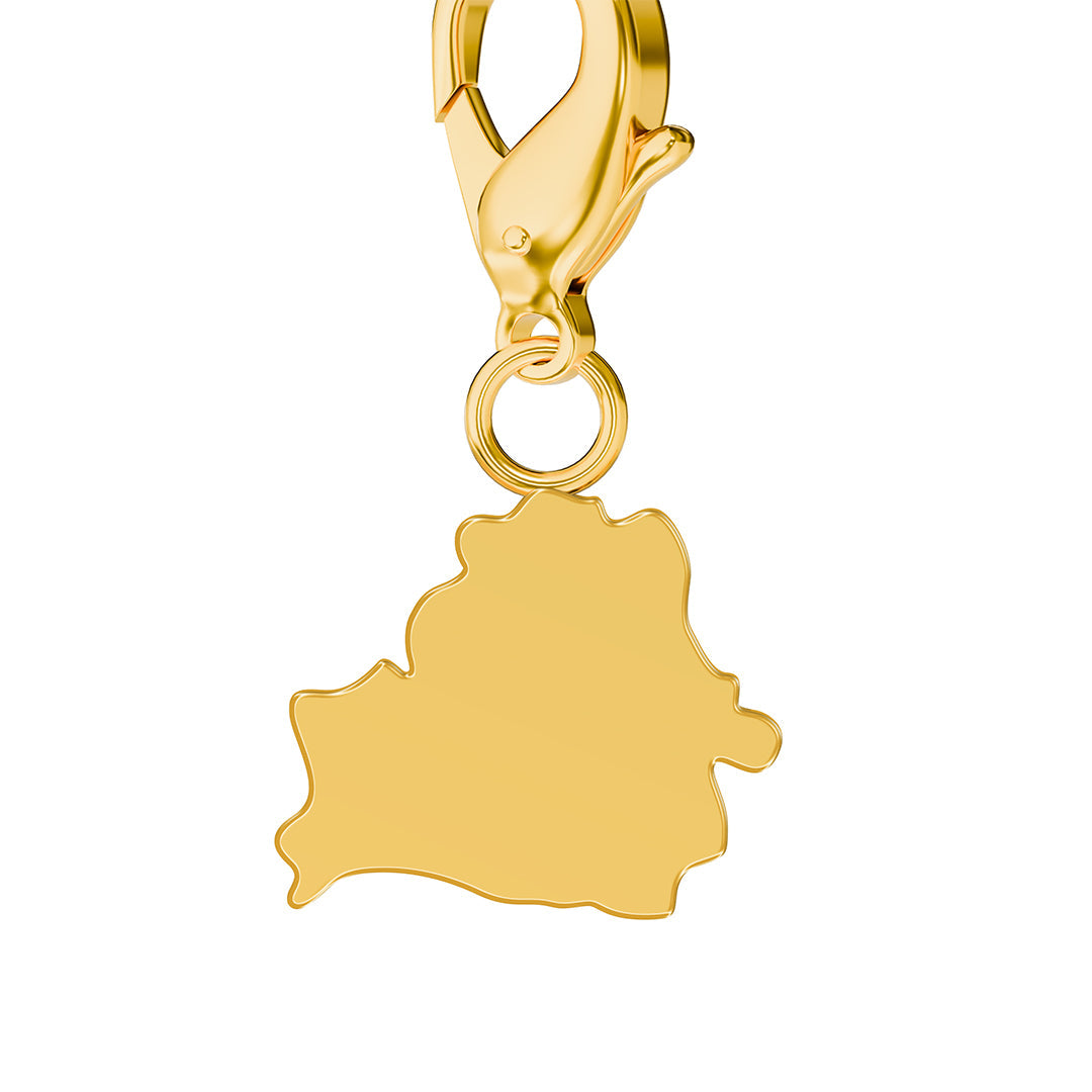 Flag & Map Charms Set