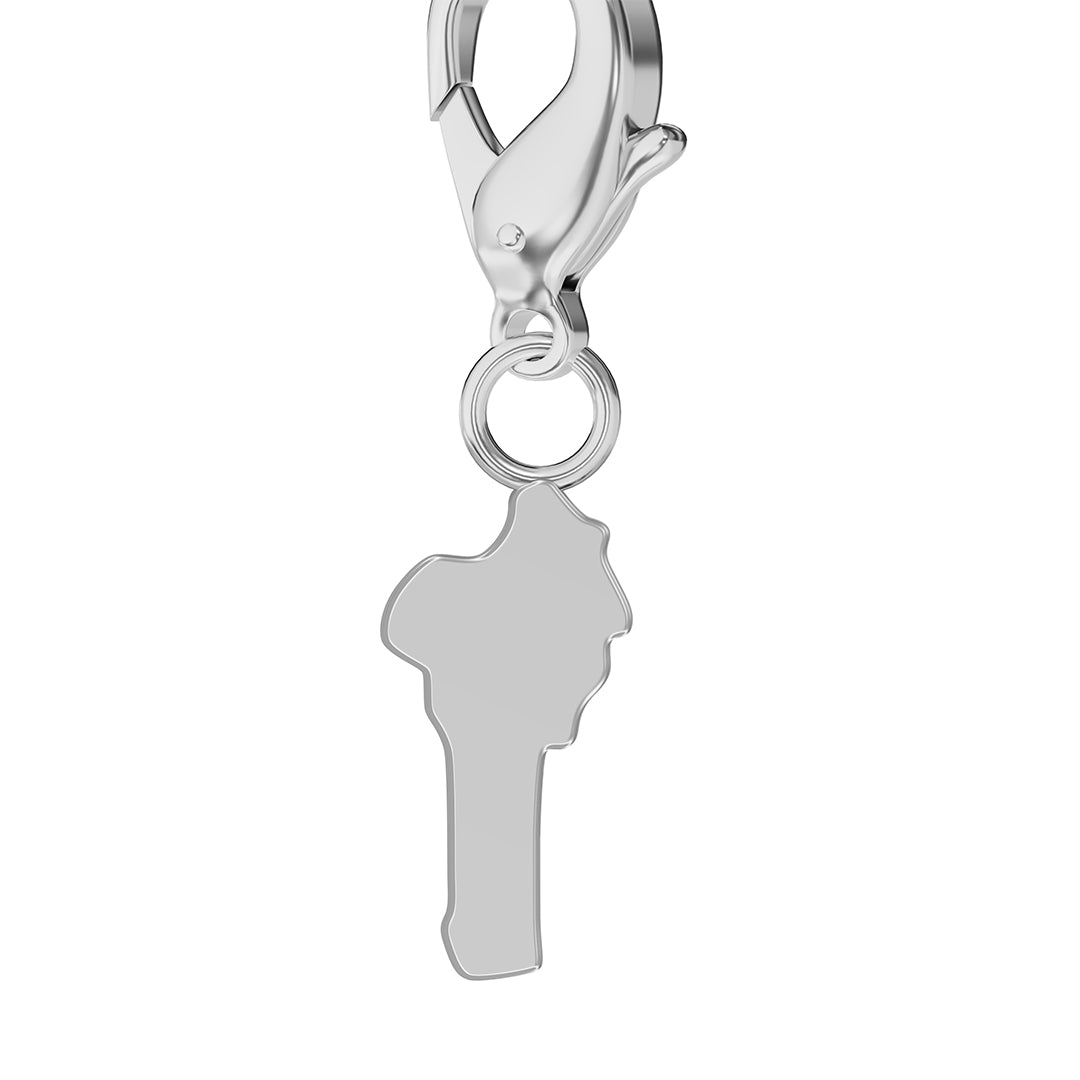 Flag & Map Charms Set