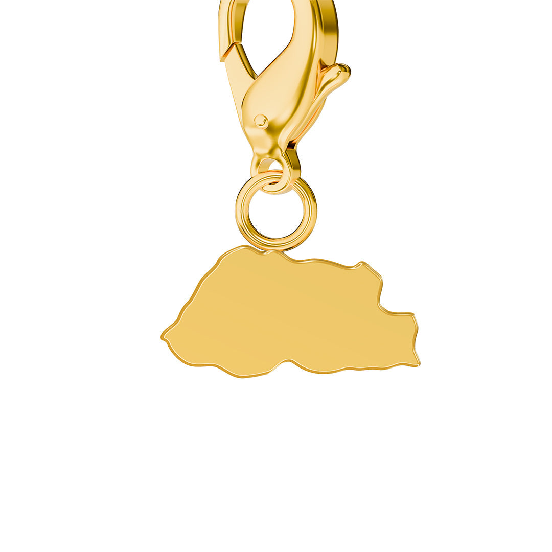 Flag & Map Charms Set