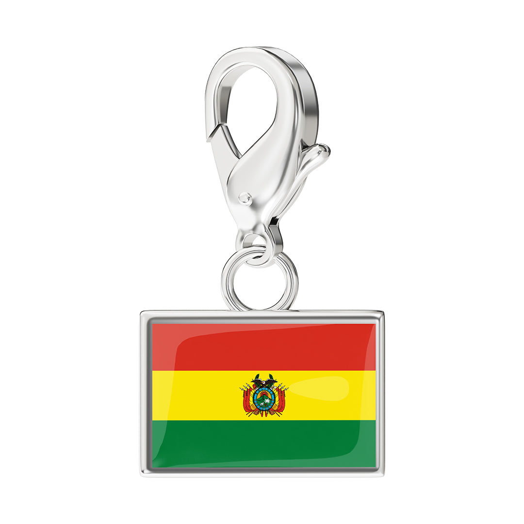 Flag & Map Charms Set