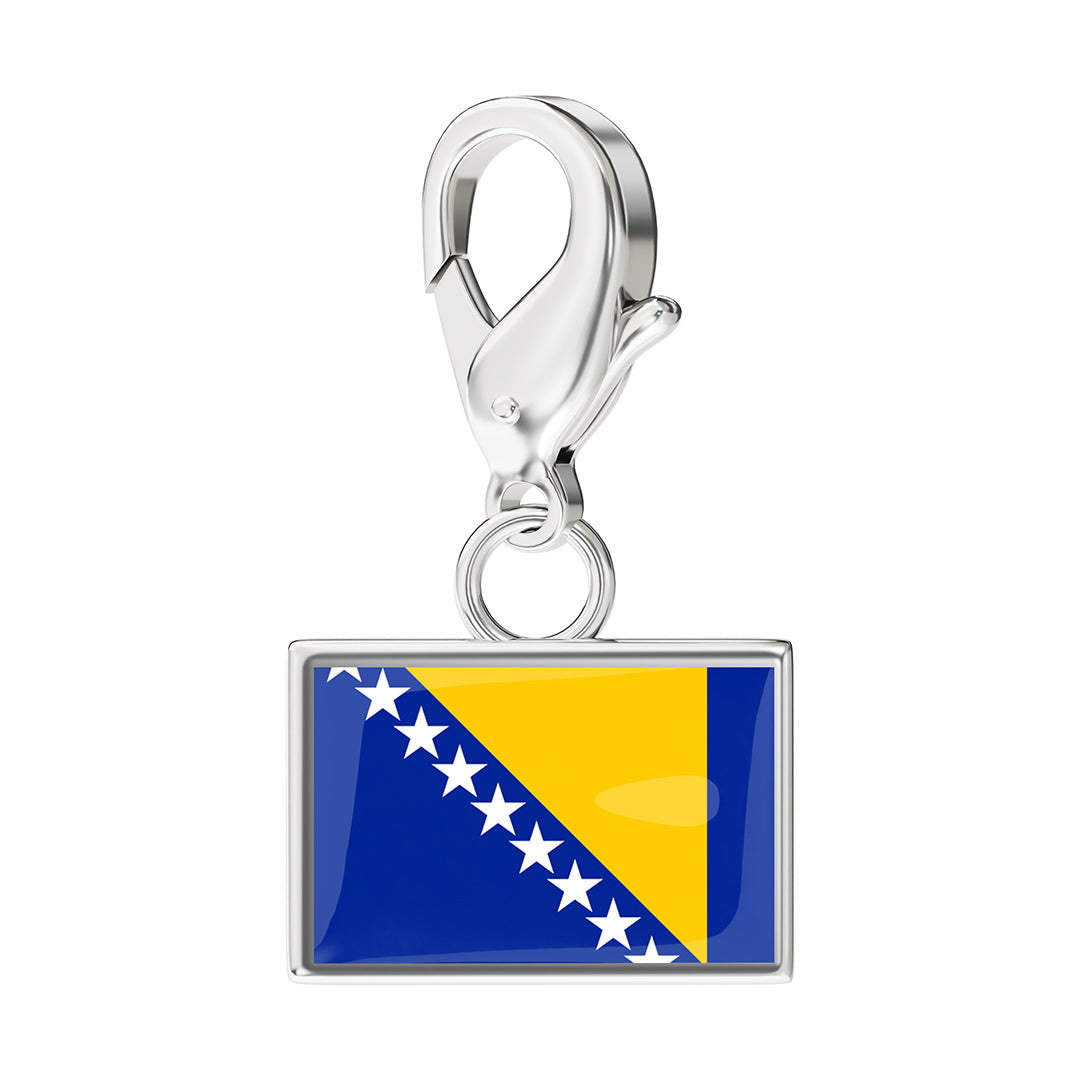 Flag & Map Charms Set