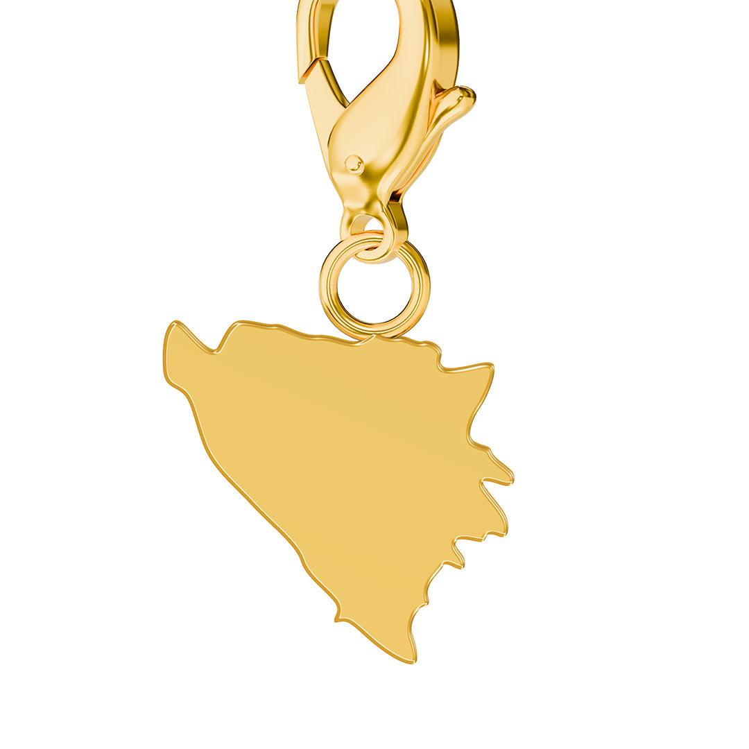 Flag & Map Charms Set