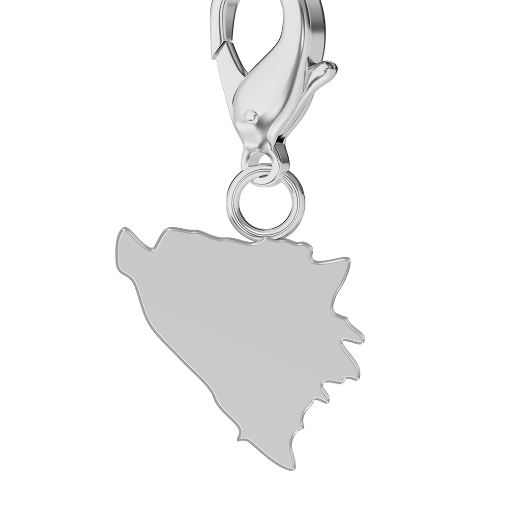 Flag & Map Charms Set