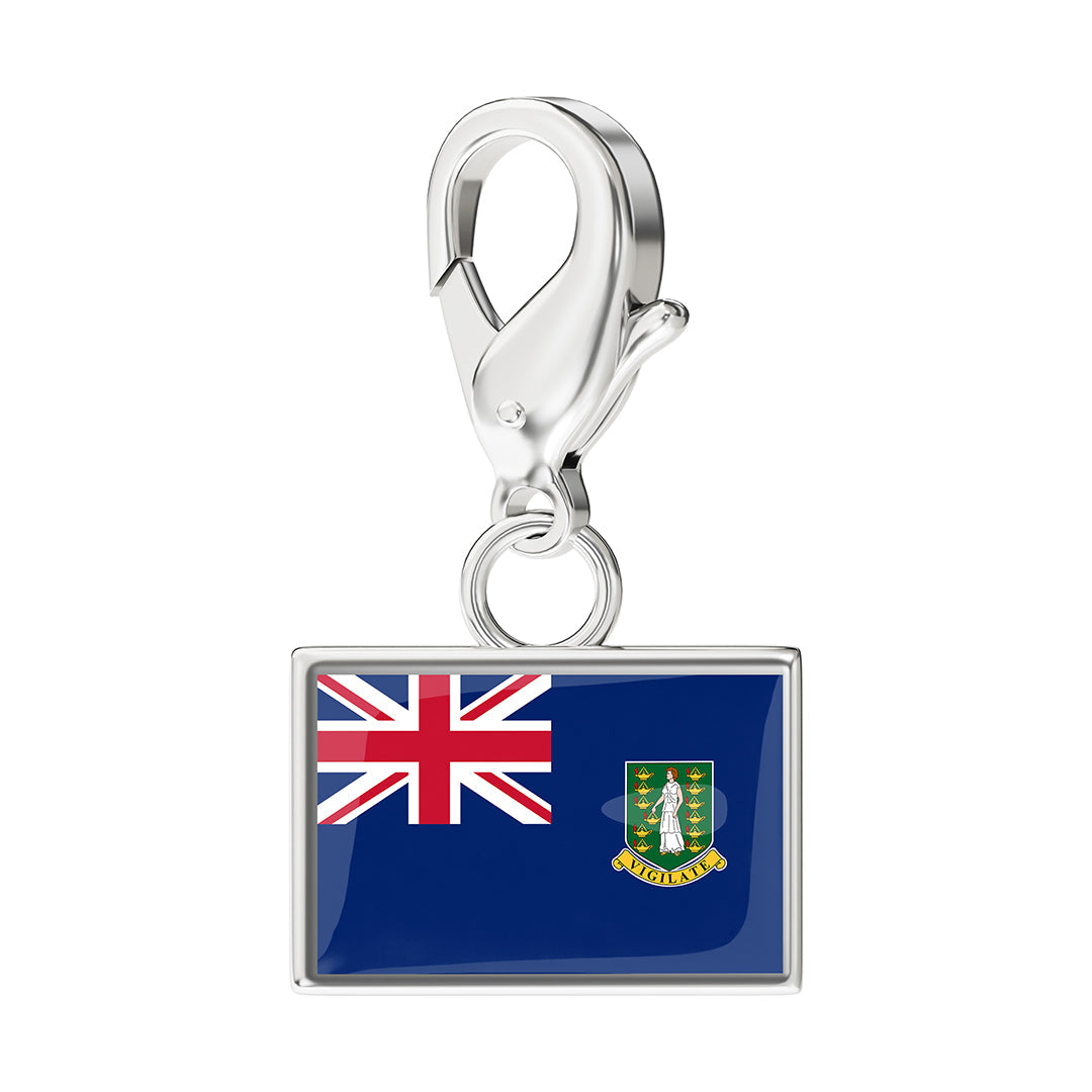 Flag & Map Charms Set