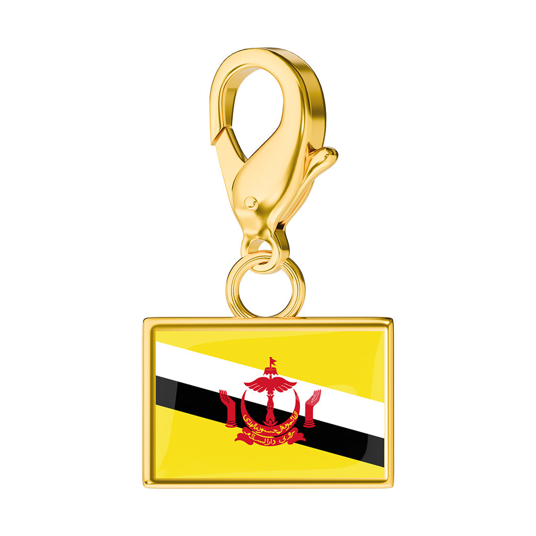 Flag & Map Charms Set