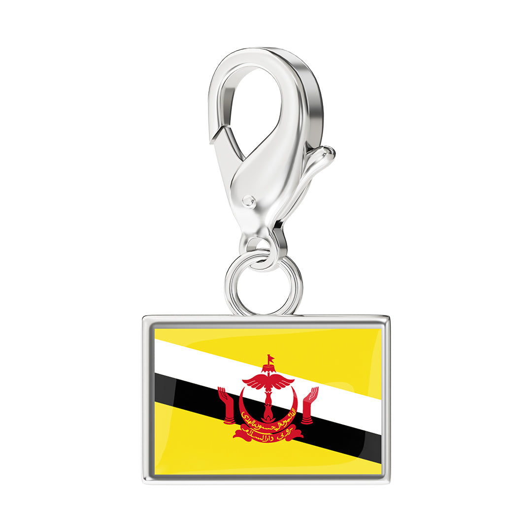 Flag & Map Charms Set