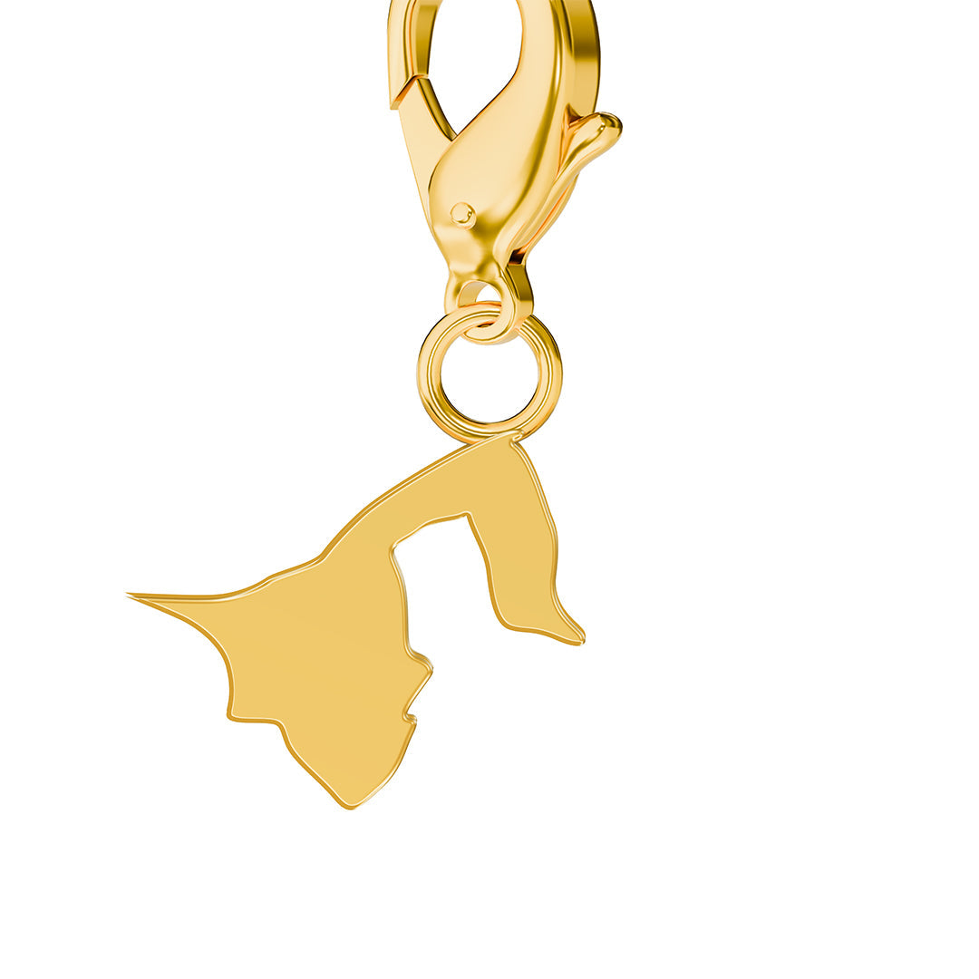 Flag & Map Charms Set