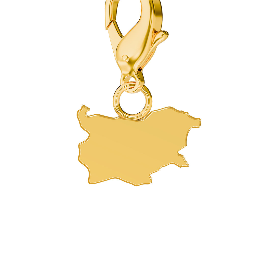 Flag & Map Charms Set