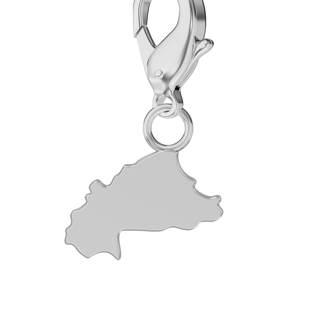 Flag & Map Charms Set