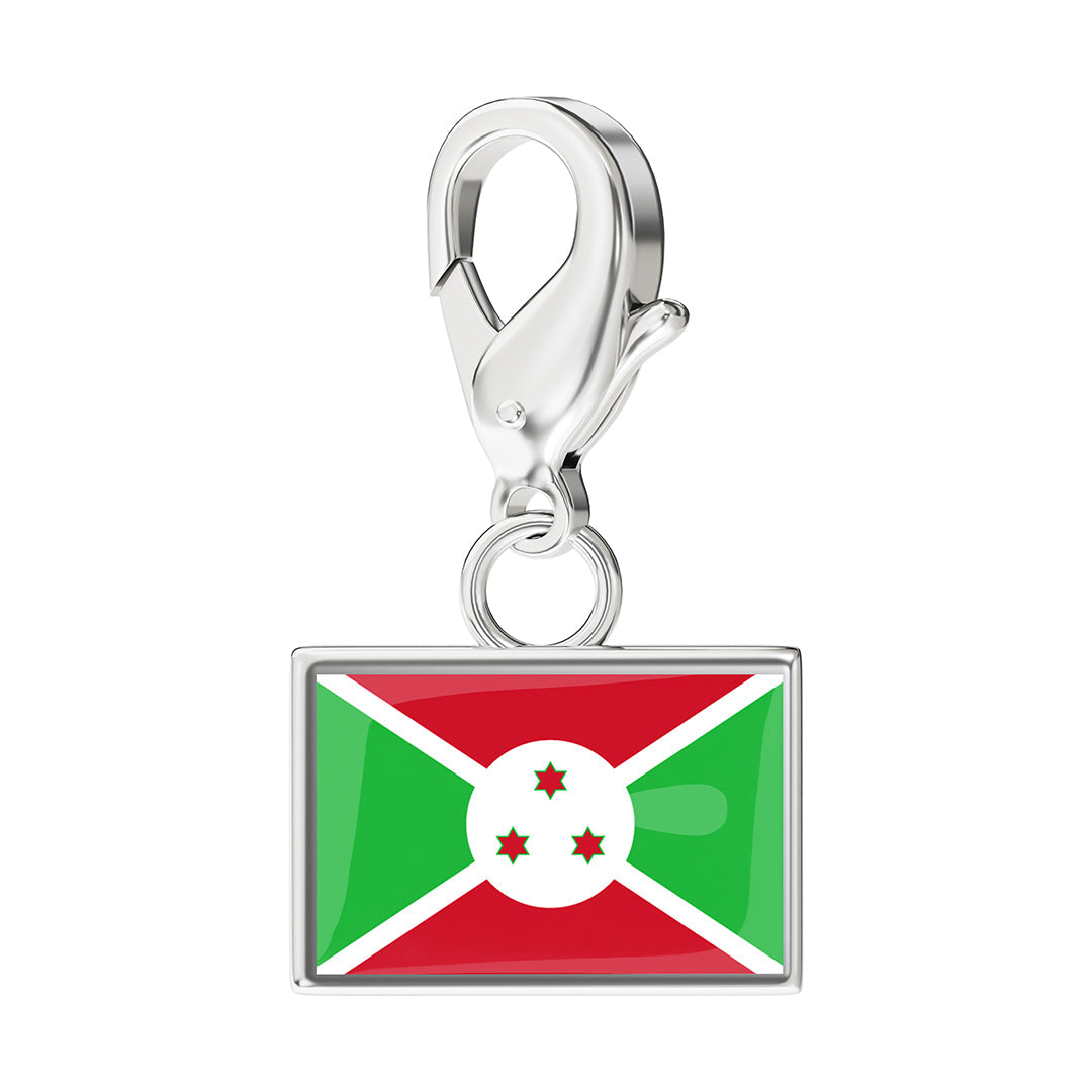 Flag & Map Charms Set