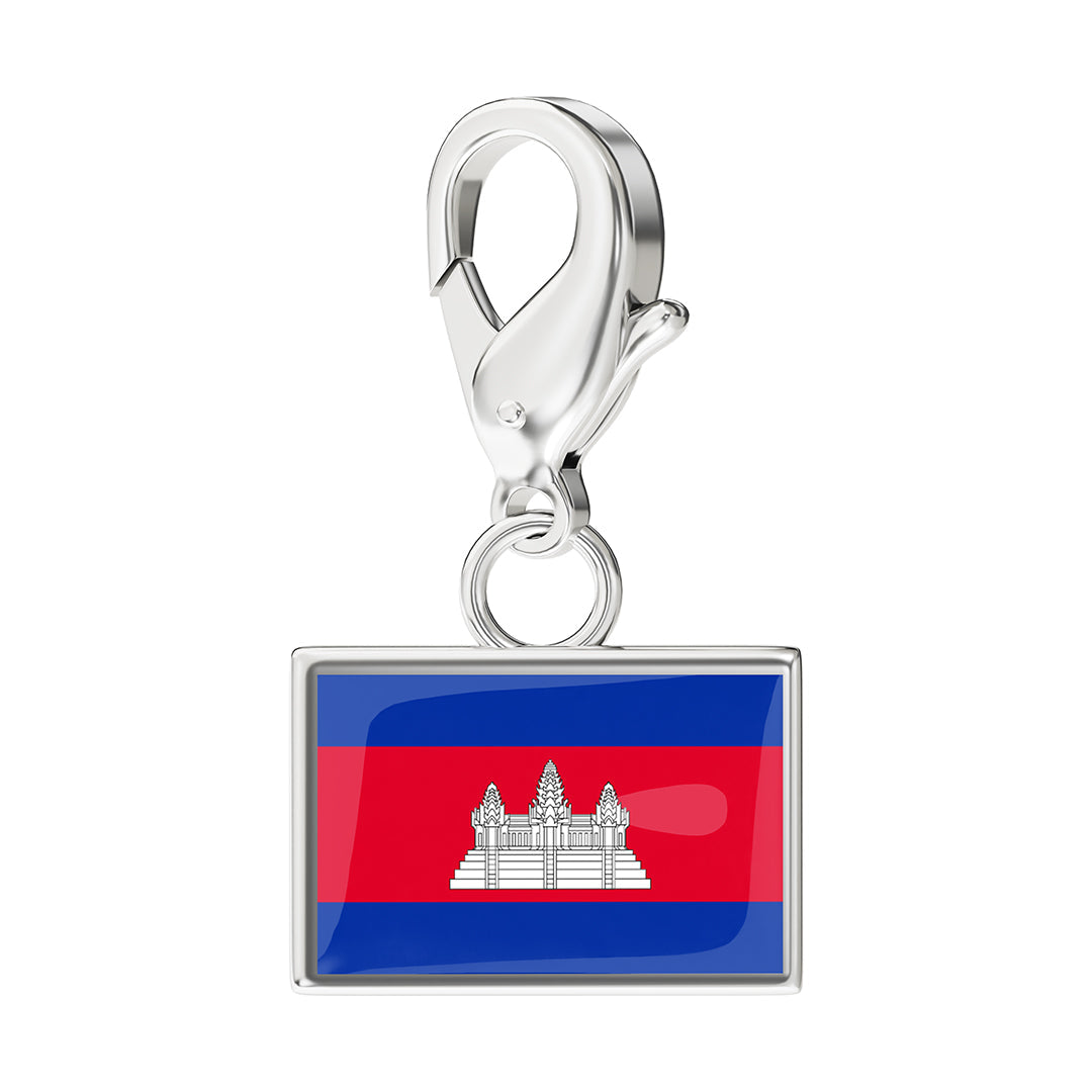 Flag & Map Charms Set