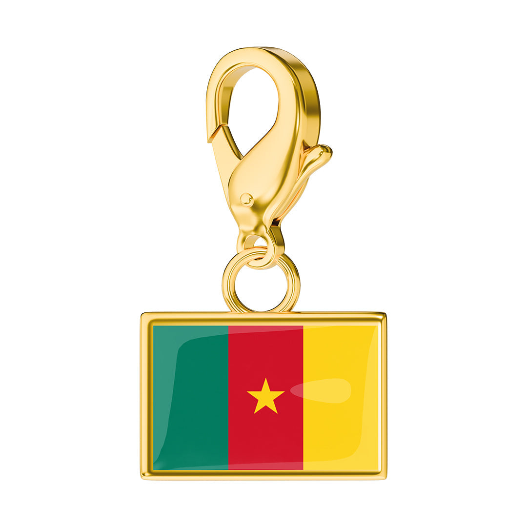 Flag & Map Charms Set