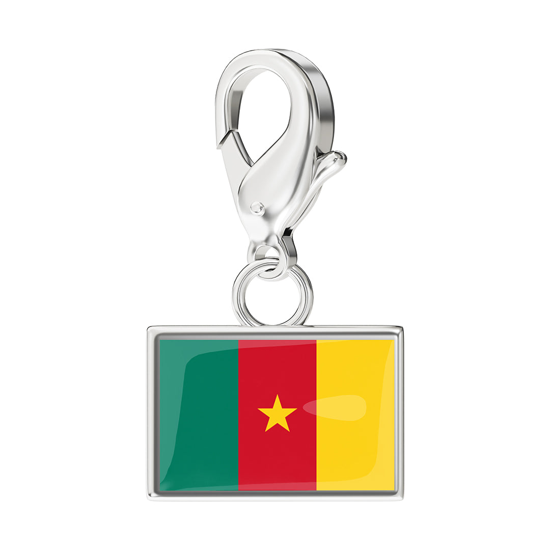 Flag & Map Charms Set