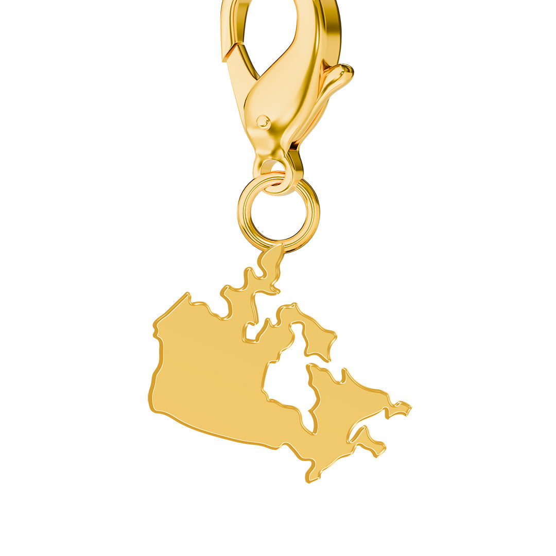 Flag & Map Charms Set