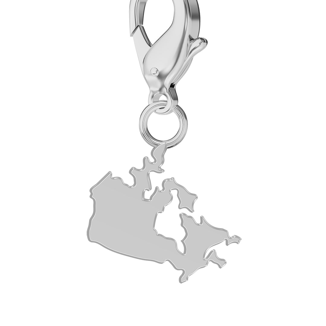 Flag & Map Charms Set