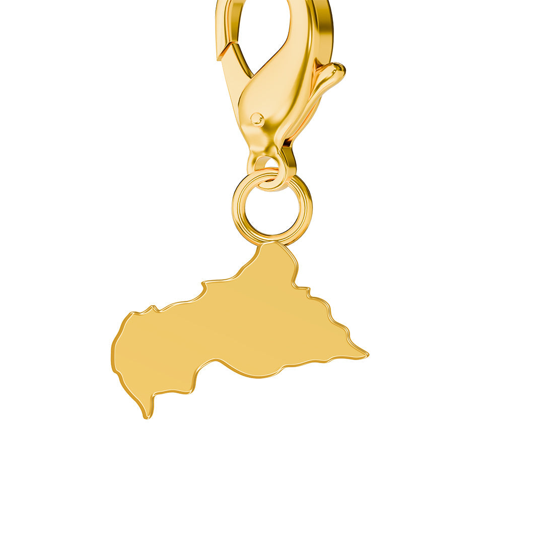 Flag & Map Charms Set