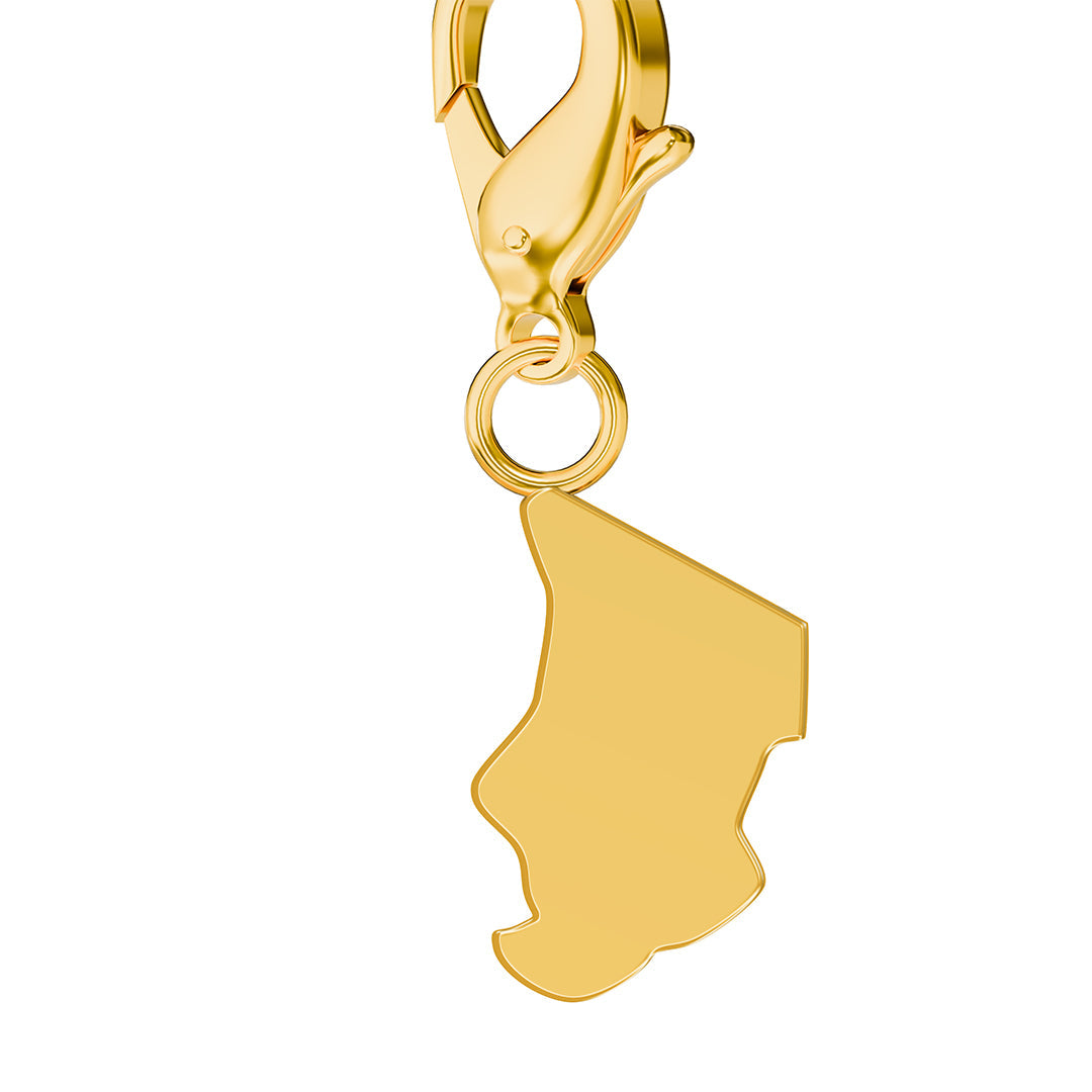 Flag & Map Charms Set