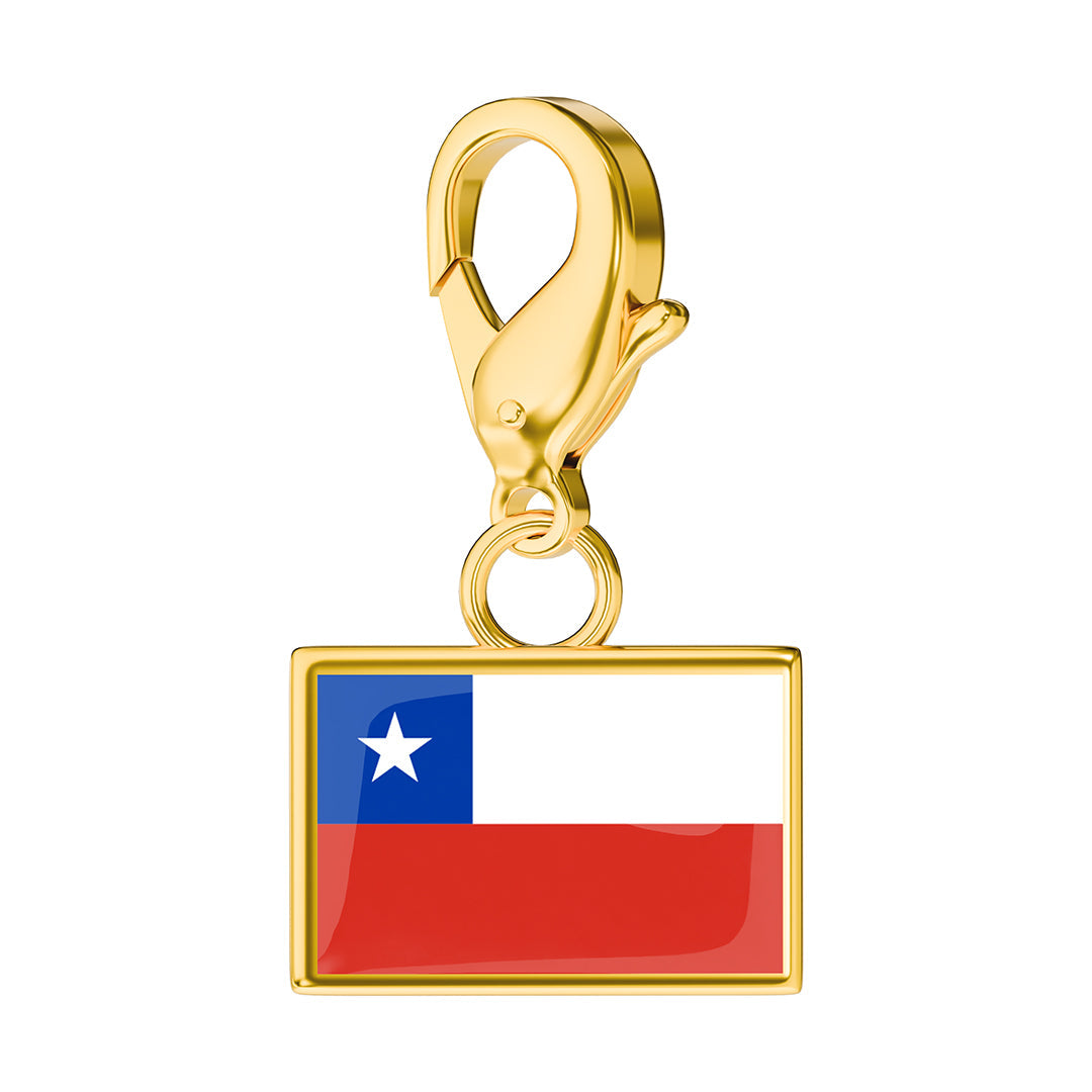 Flag & Map Charms Set