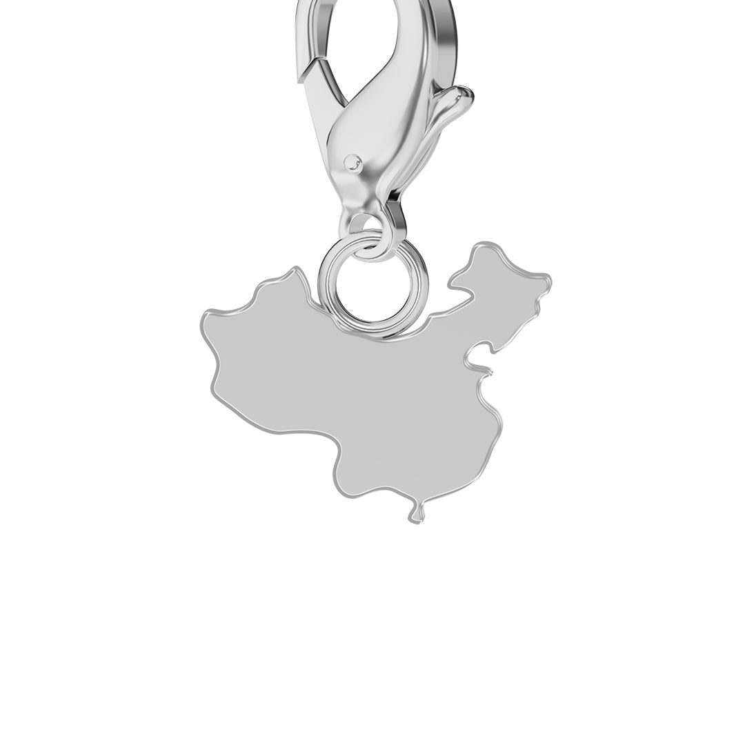 Flag & Map Charms Set