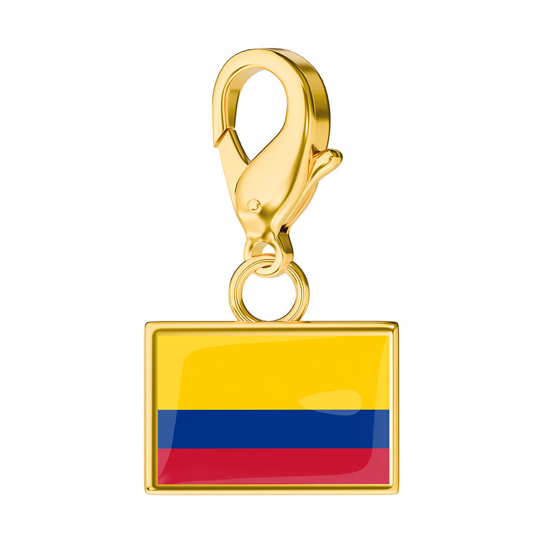 Flag & Map Charms Set