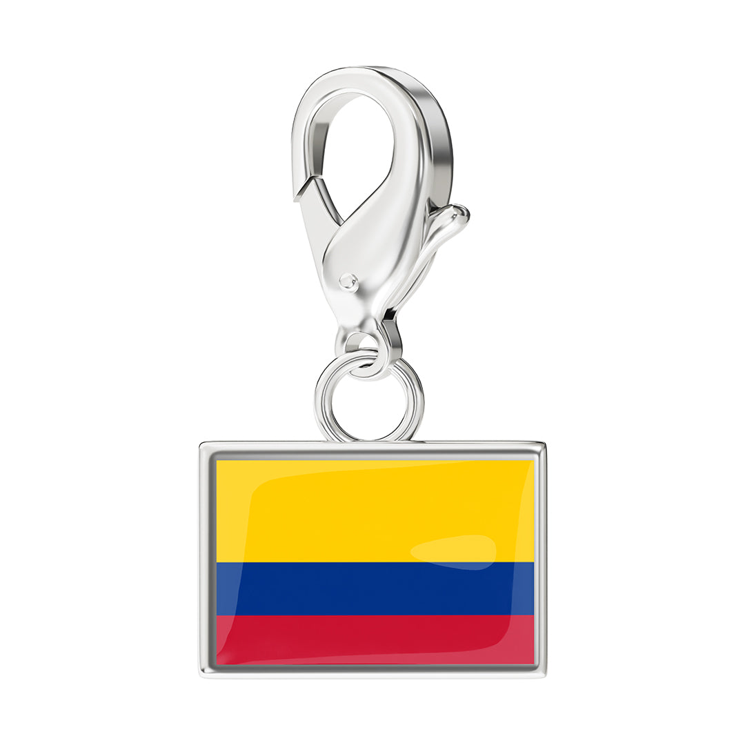 Flag & Map Charms Set
