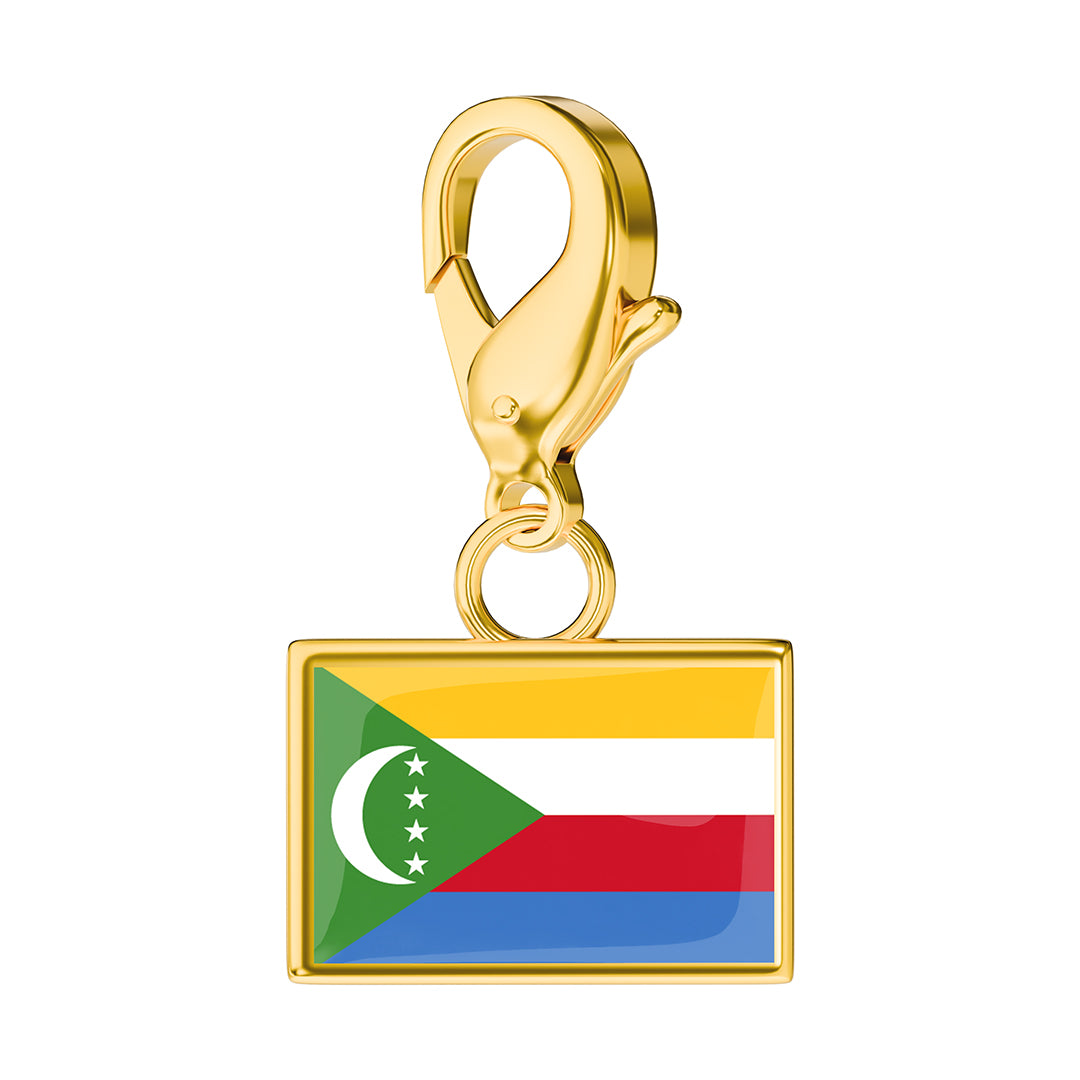 Flag & Map Charms Set