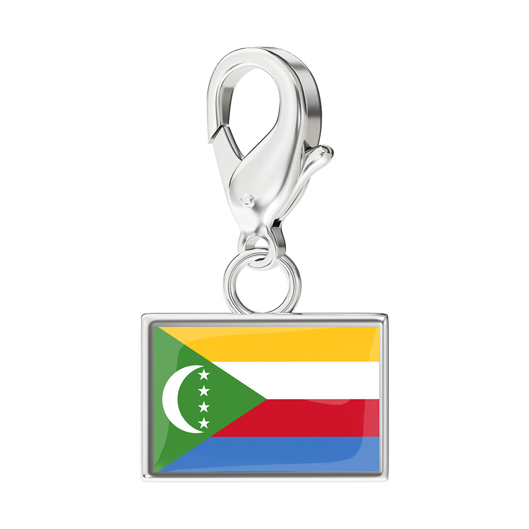 Flag & Map Charms Set