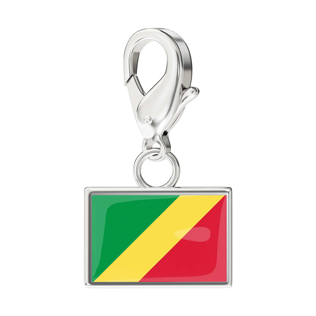 Flag & Map Charms Set