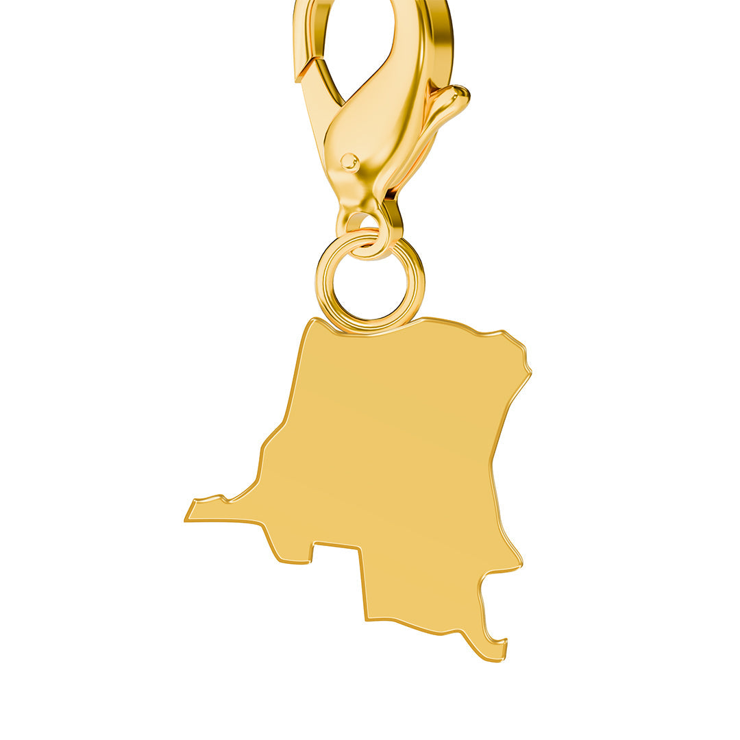 Flag & Map Charms Set