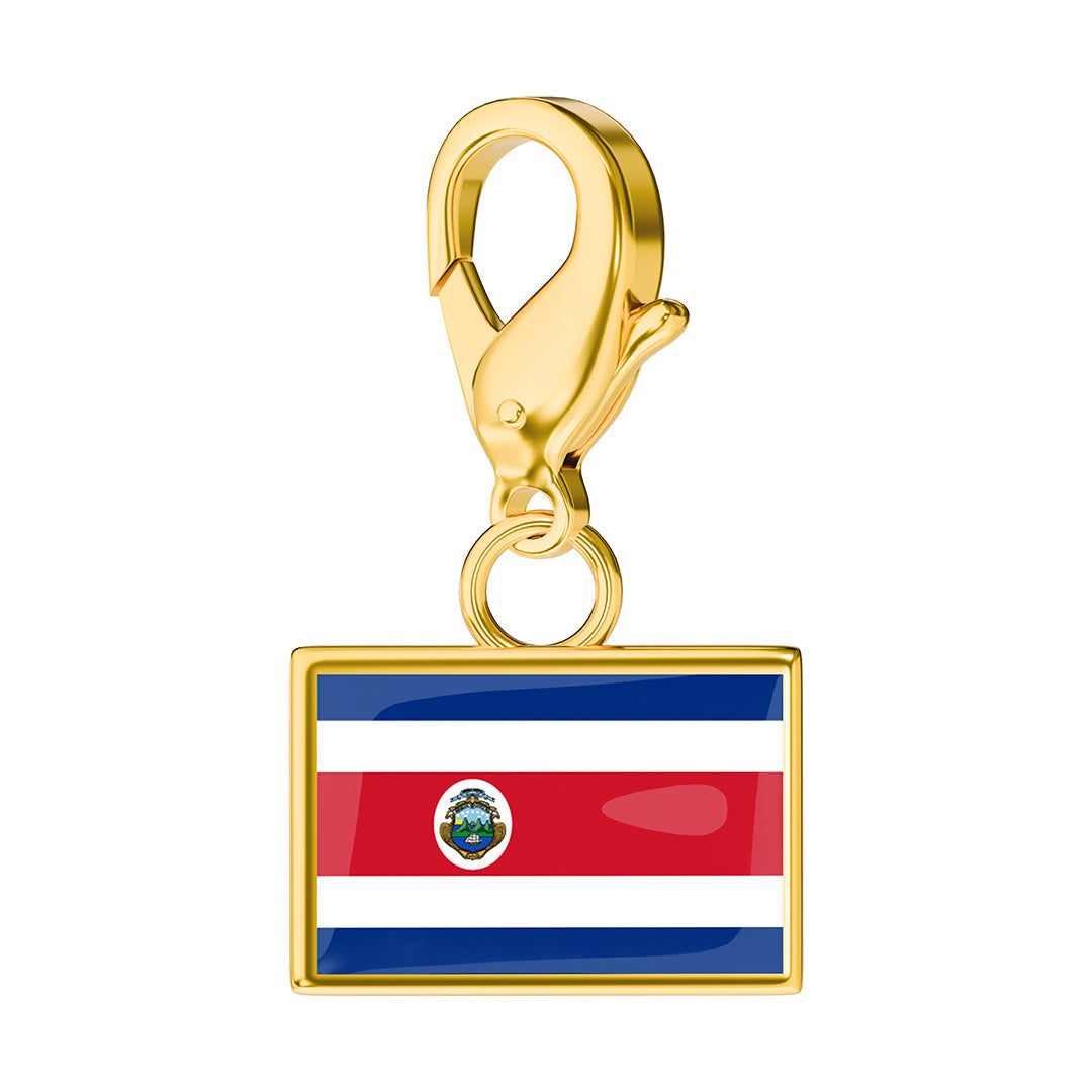 Flag & Map Charms Set