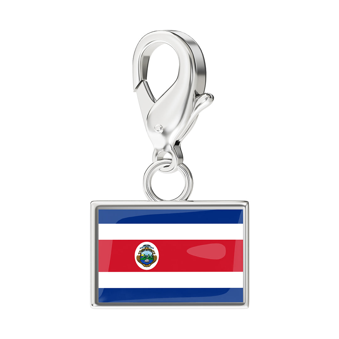Flag & Map Charms Set