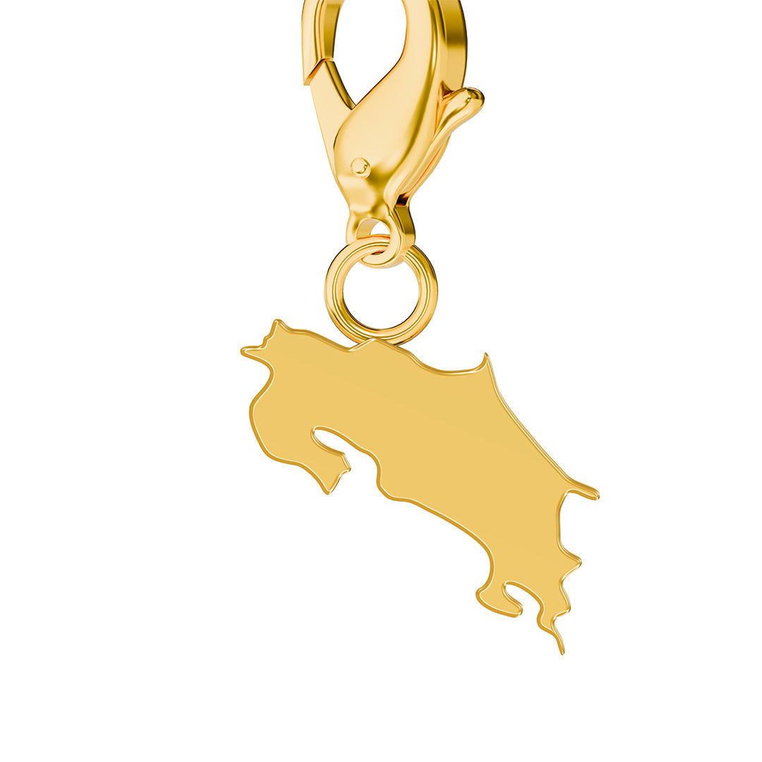 Flag & Map Charms Set