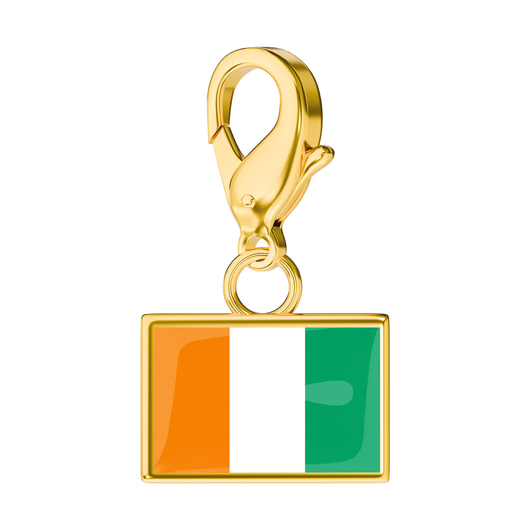 Flag & Map Charms Set