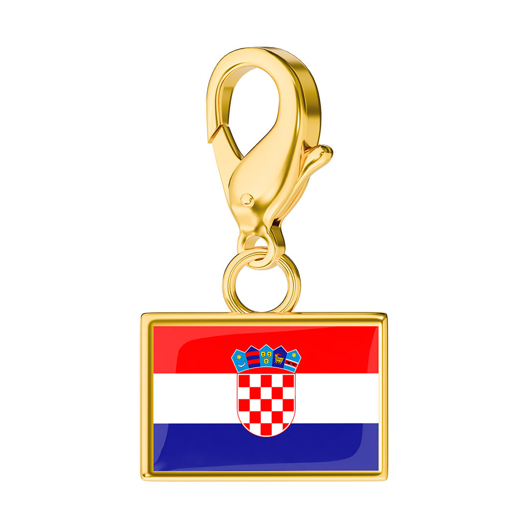 Flag & Map Charms Set