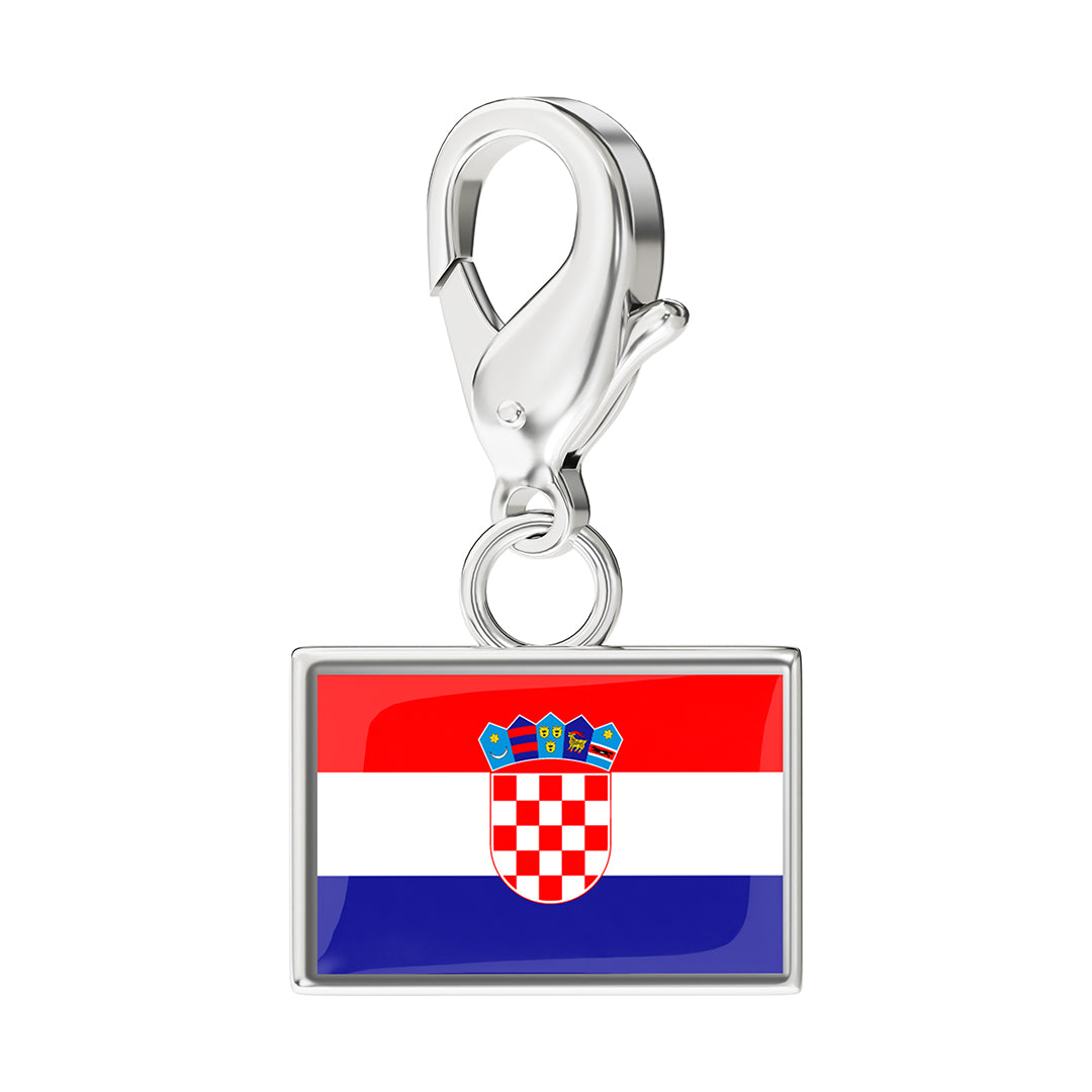 Flag & Map Charms Set