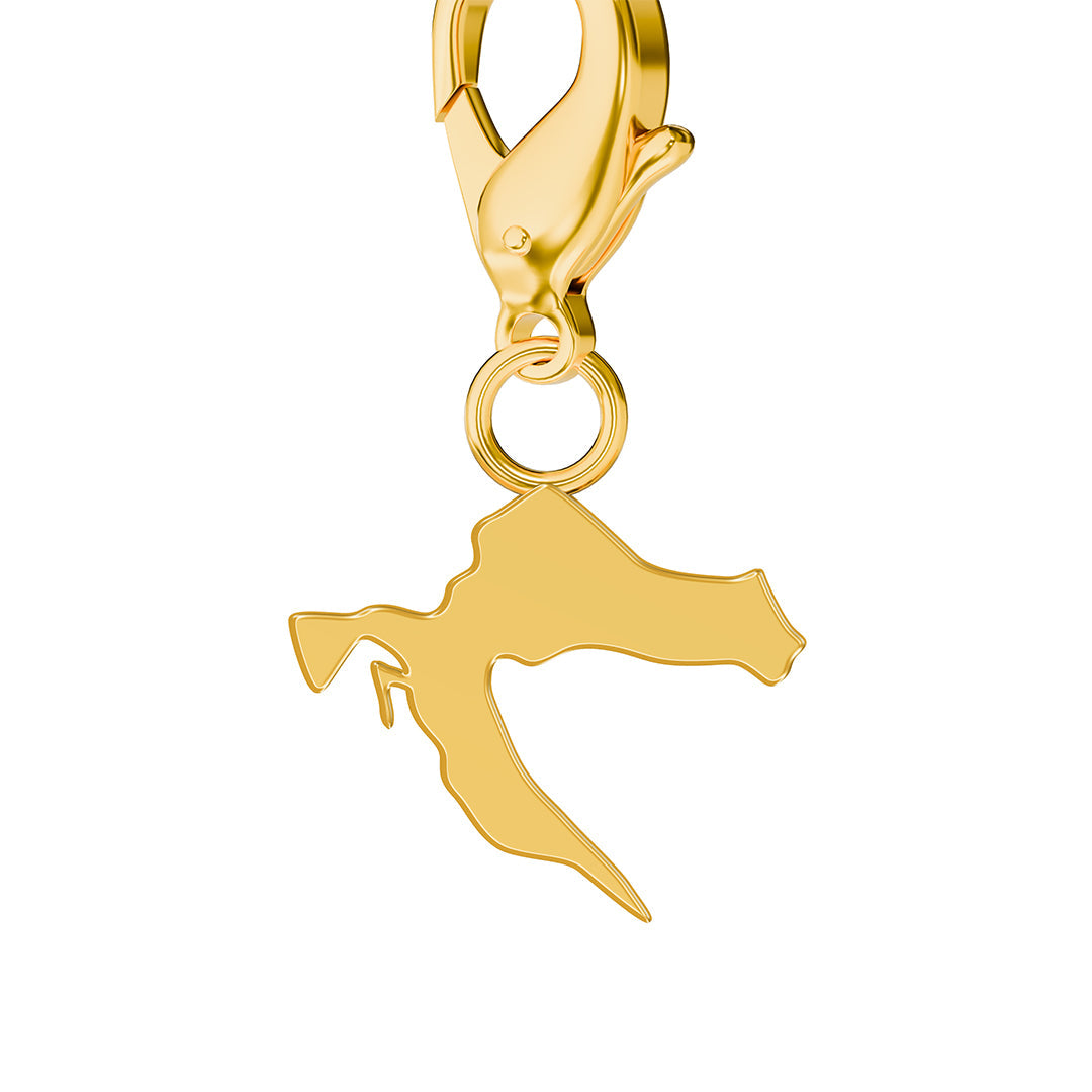 Flag & Map Charms Set