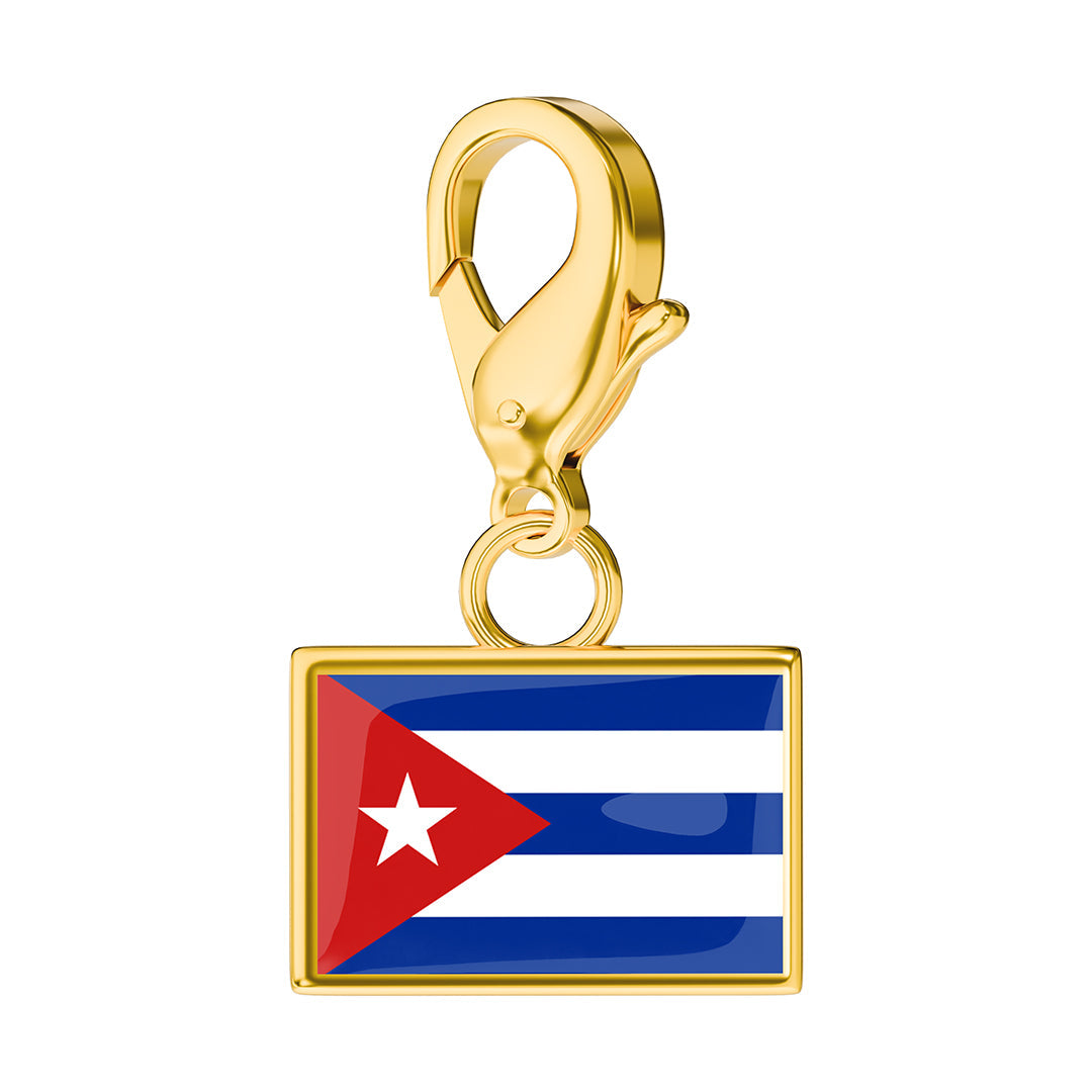 Flag & Map Charms Set