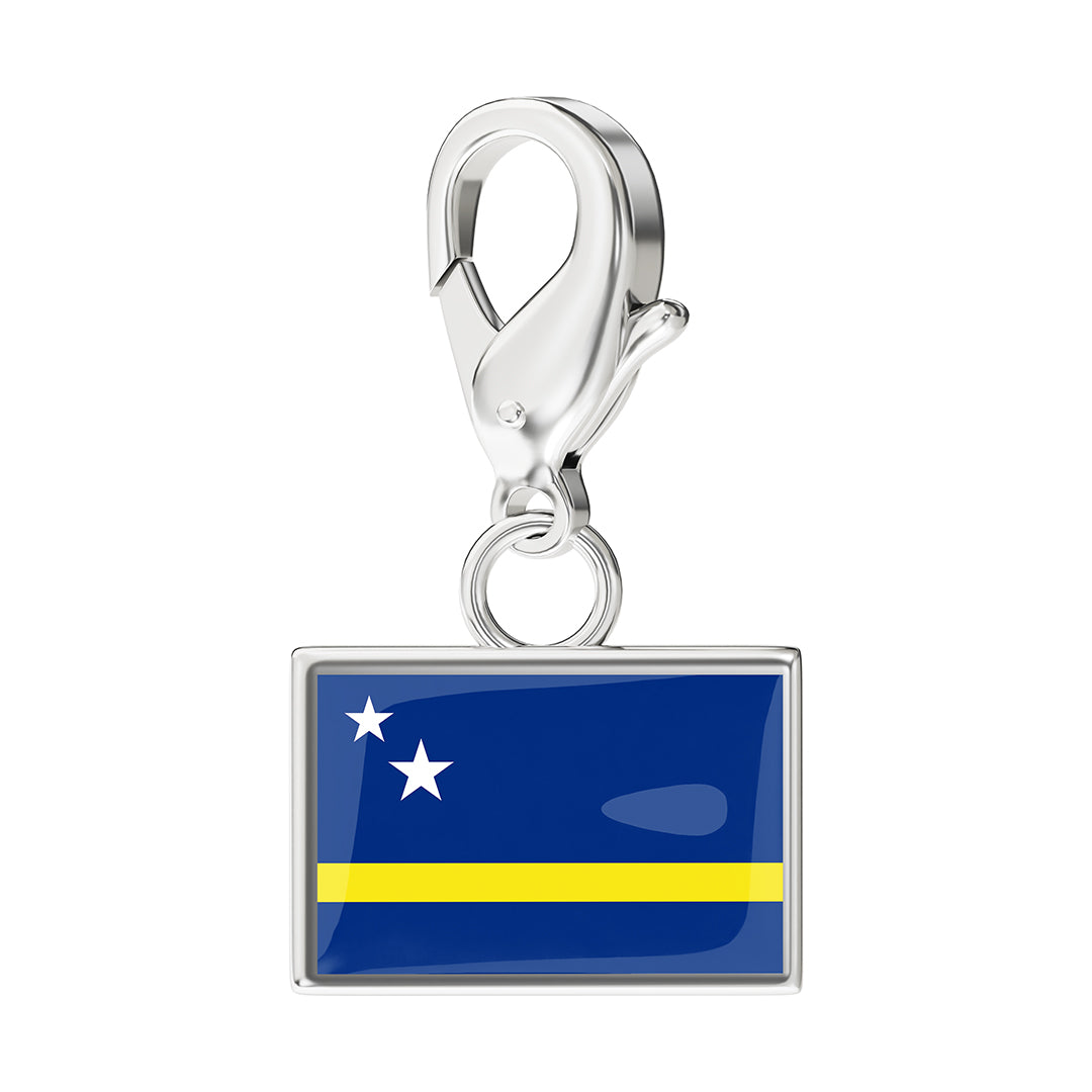 Flag & Map Charms Set
